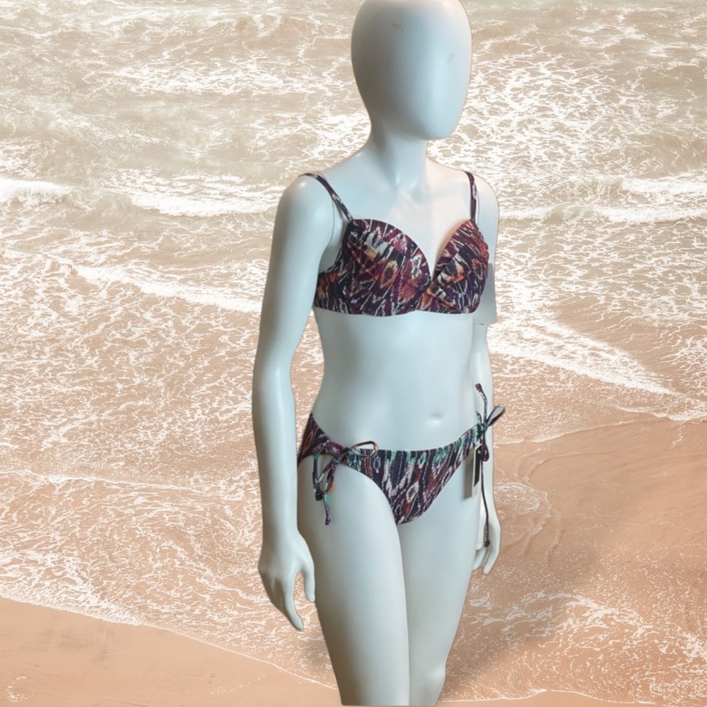 Ninety Six Degrees Push-Cup Aztec Print 2-piece Bikini in an Array of Colors